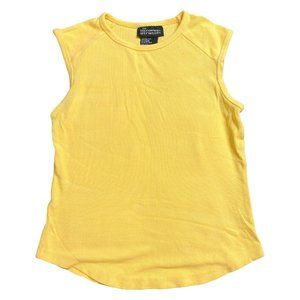 No Boundaries‎ Womens Juniors Sleeveless Tshirt Size Juniors Medium Yellow Tee